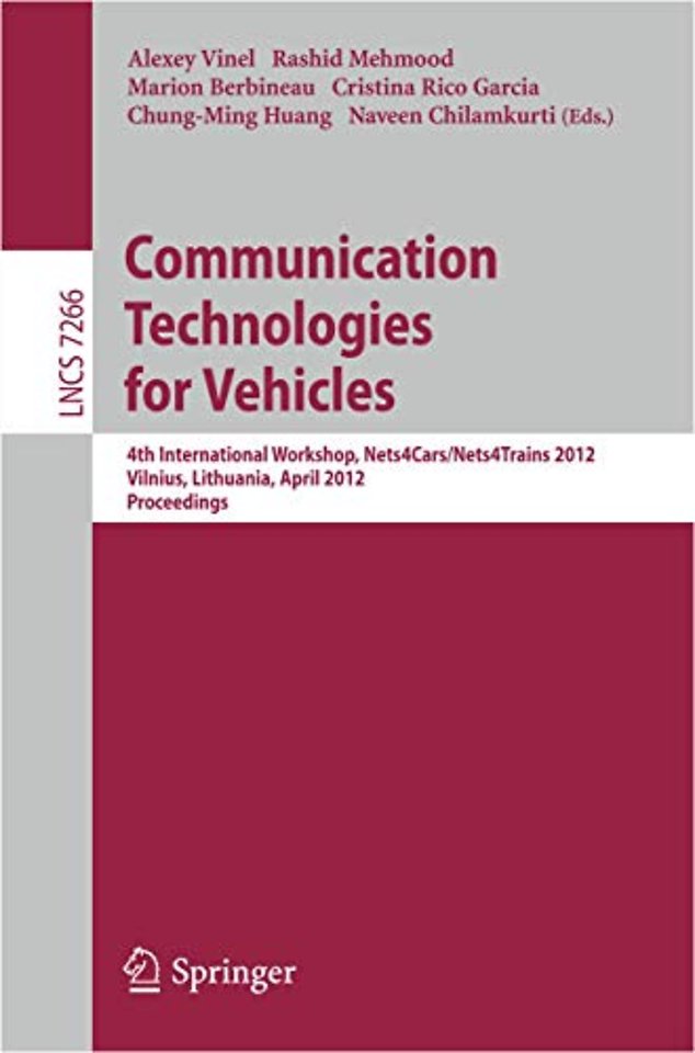 Communication Technologies for Vehicles