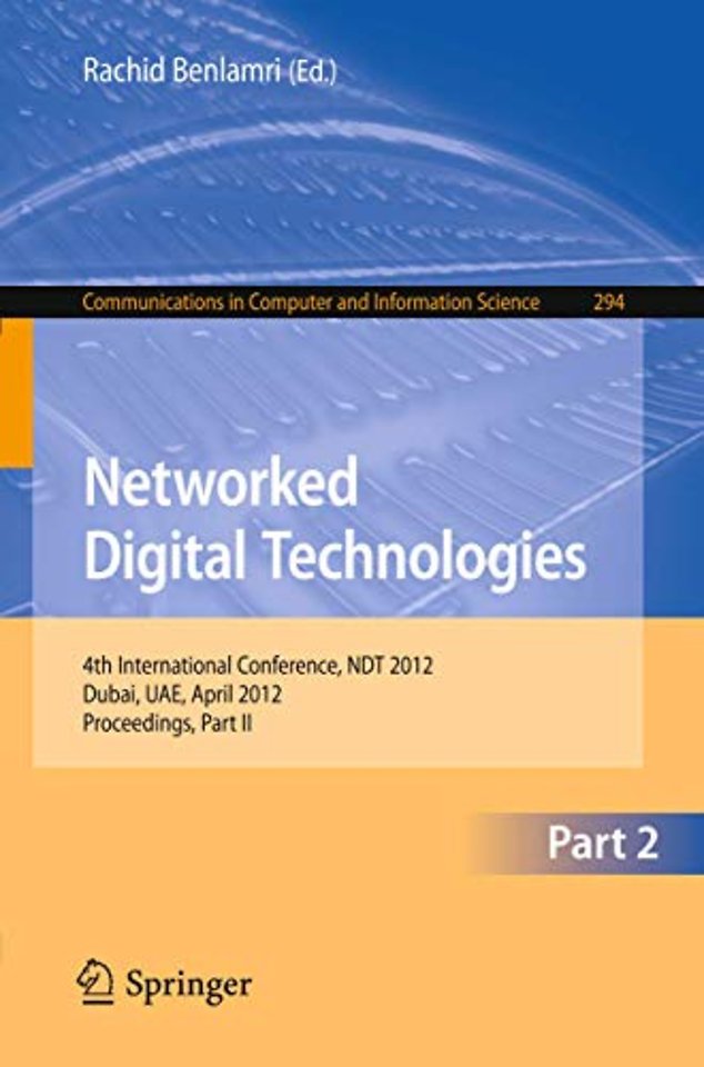 Networked Digital Technologies, Part II