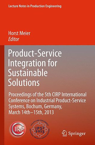 Product-Service Integration for Sustainable Solutions