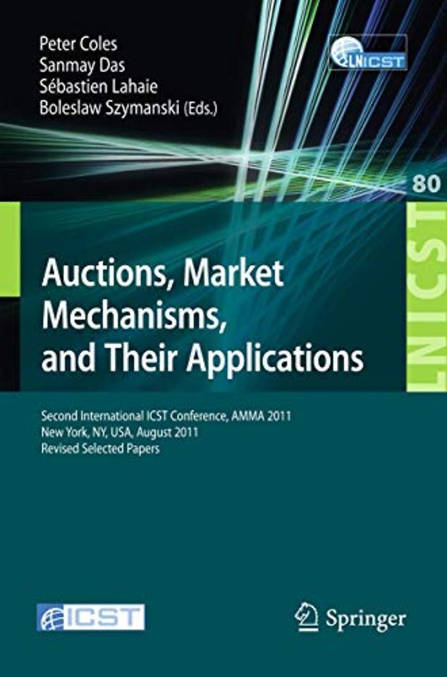 Auctions, Market Mechanisms and Their Applications