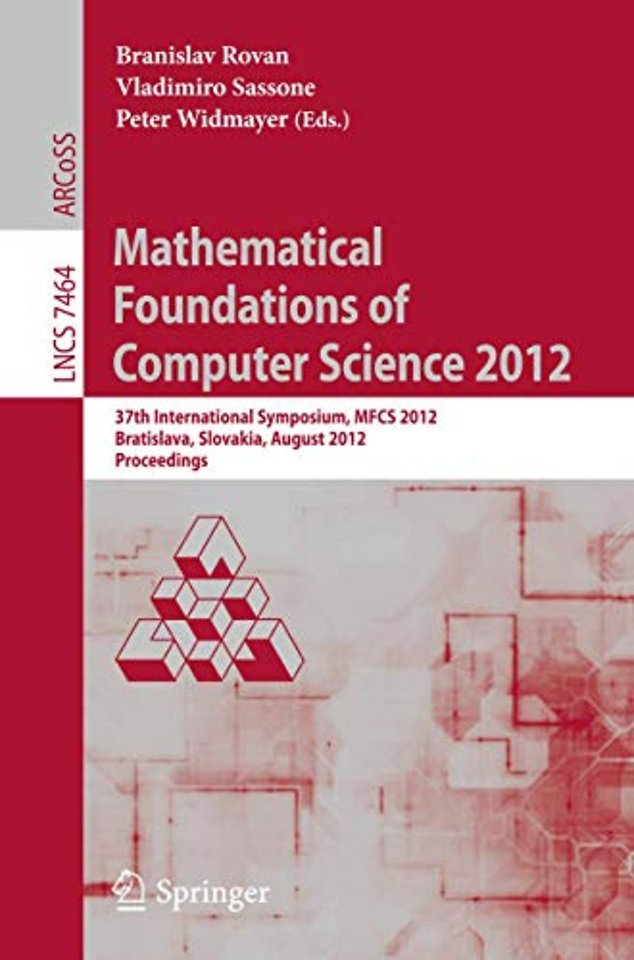 Mathematical Foundations of Computer Science 2012