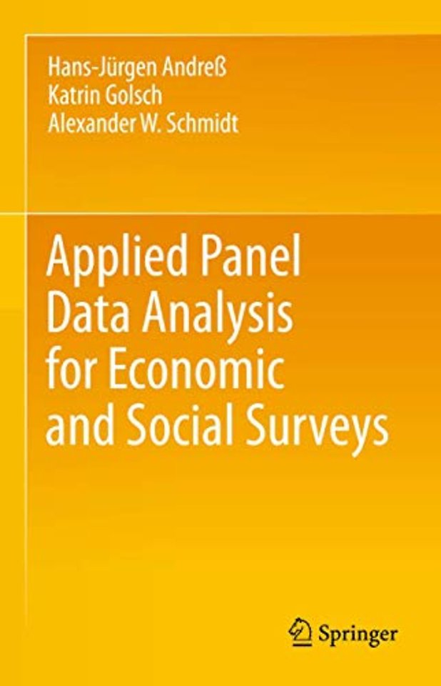 Applied Panel Data Analysis for Economic and Social Surveys