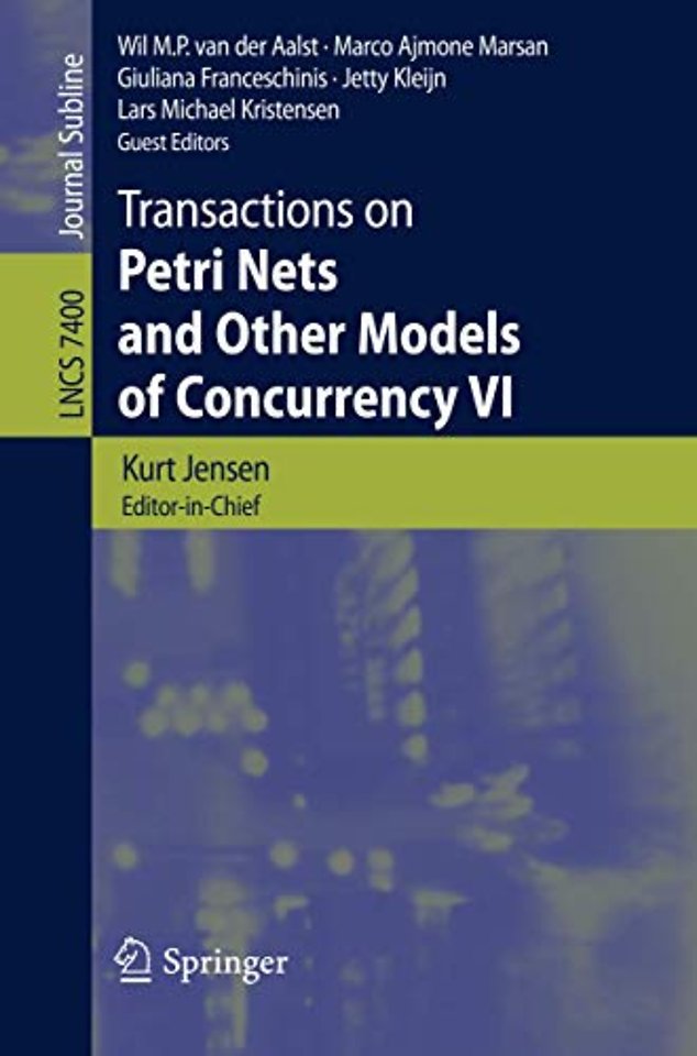 Transactions on Petri Nets and Other Models of Concurrency VI