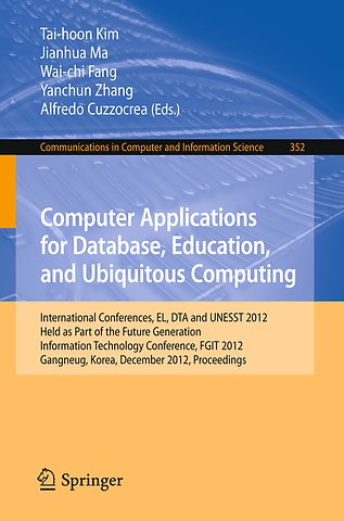 Computer Applications for Database, Education and Ubiquitous Computing