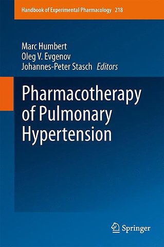 Pharmacotherapy of Pulmonary Hypertension