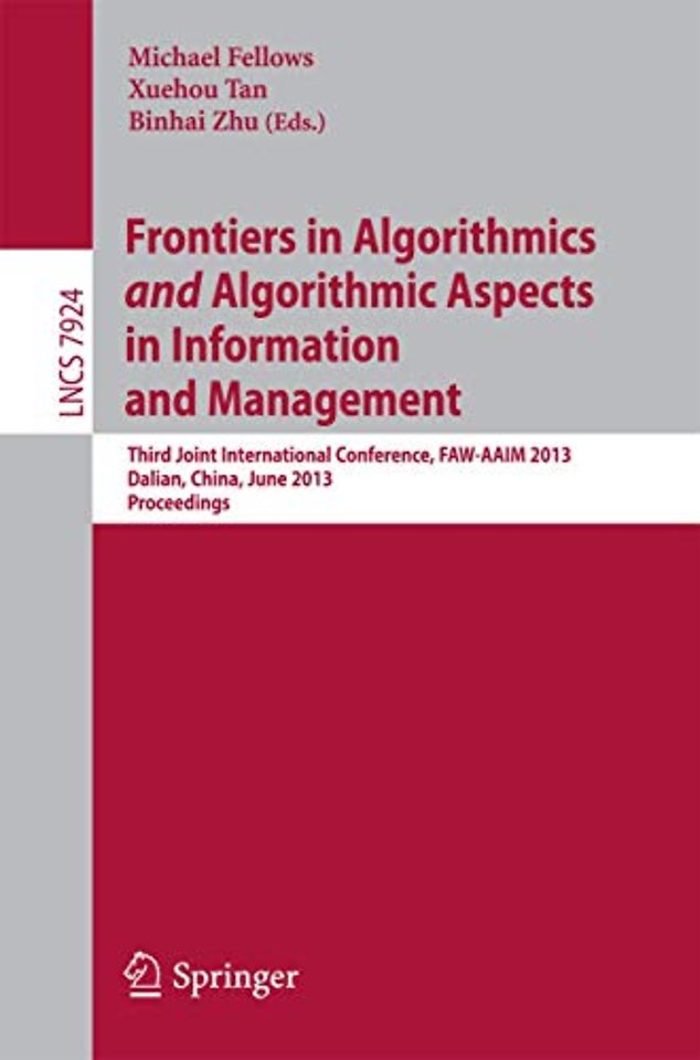 Frontiers in Algorithmics and Algorithmic Aspects in Information and Management
