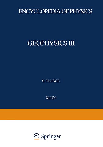 Geophysics III / Geophysik III