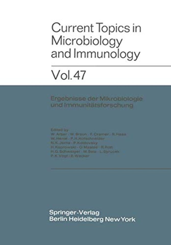 Current Topics in Microbiology and Immunology