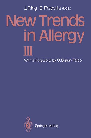 New Trends in Allergy III