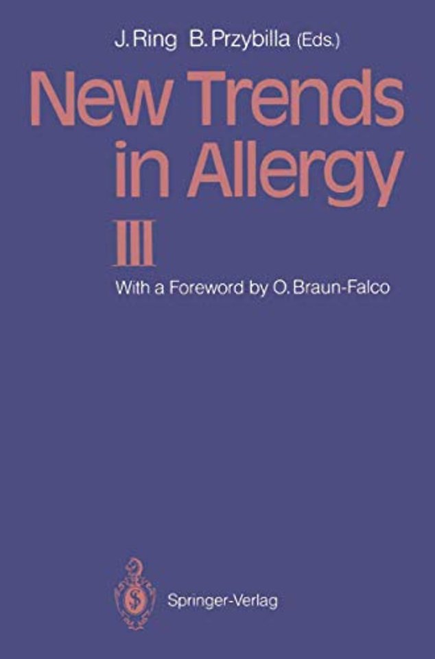 New Trends in Allergy III