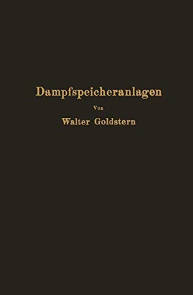 Dampfspeicheranlagen