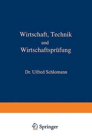 Wirtschaft Technik und Wirtschaftsprüfung