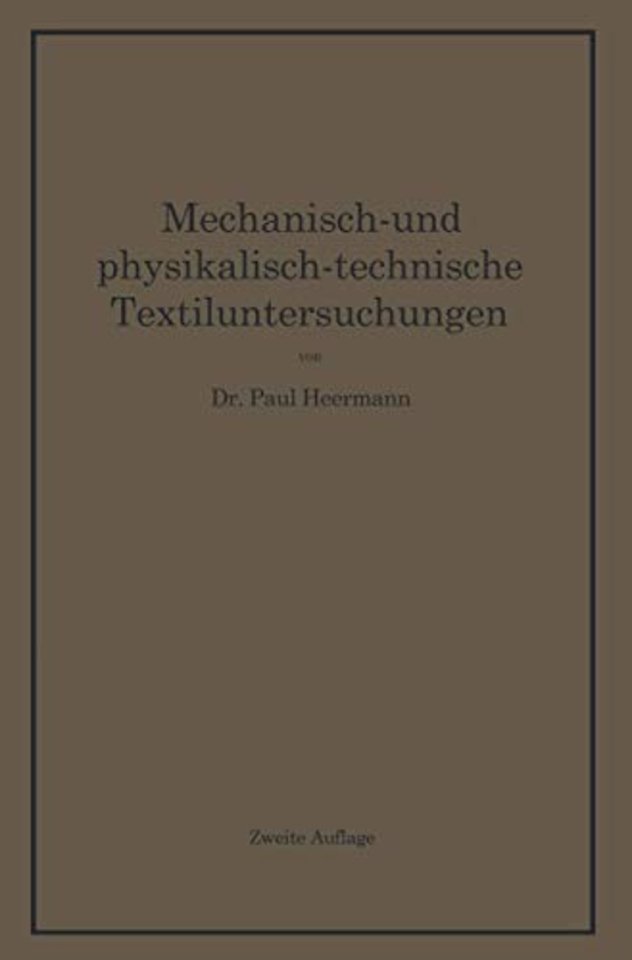 Mechanisch- und physikalisch-technische Textiluntersuchungen