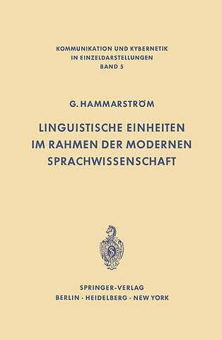 Linguistische Einheiten im Rahmen der modernen Sprachwissenschaft