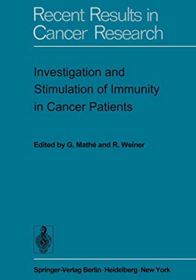 Investigation and Stimulation of Immunity in Cancer Patients