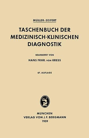 Taschenbuch der Medizinisch-Klinischen Diagnostik