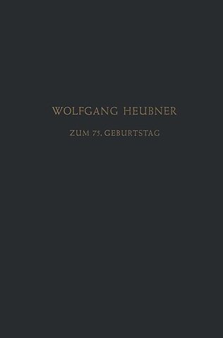 Festschrift zum 75. Geburtstag