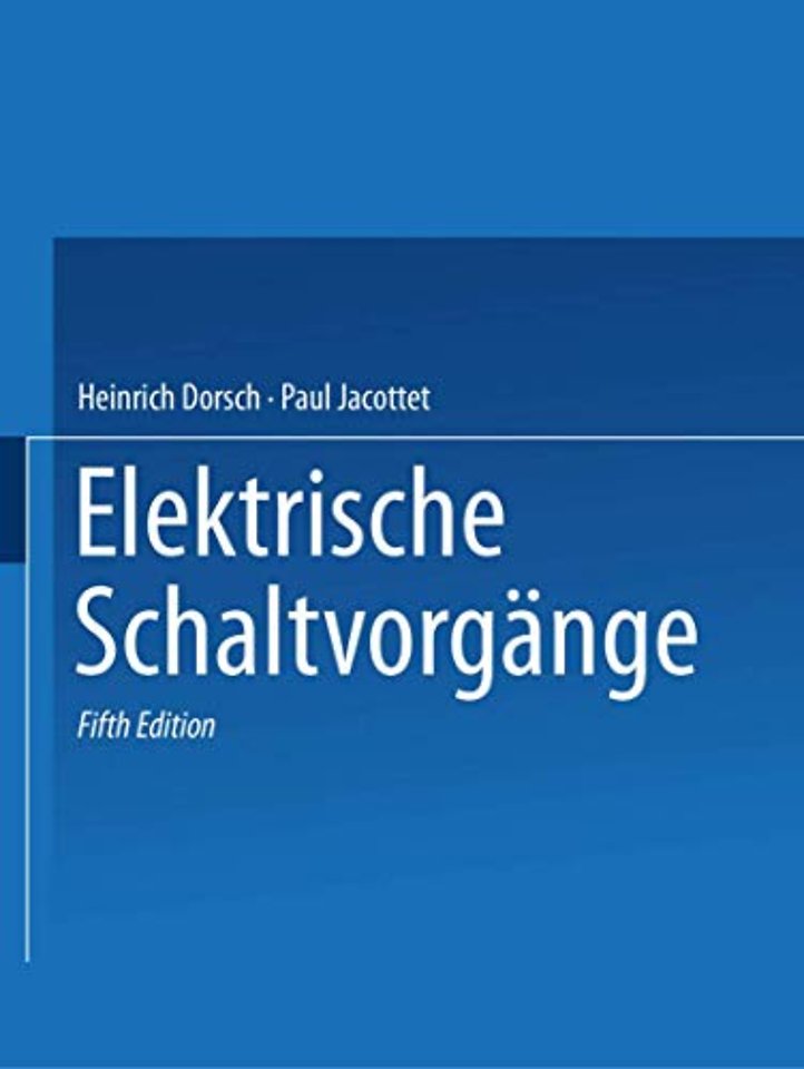 Rüdenberg Elektrische Schaltvorgänge