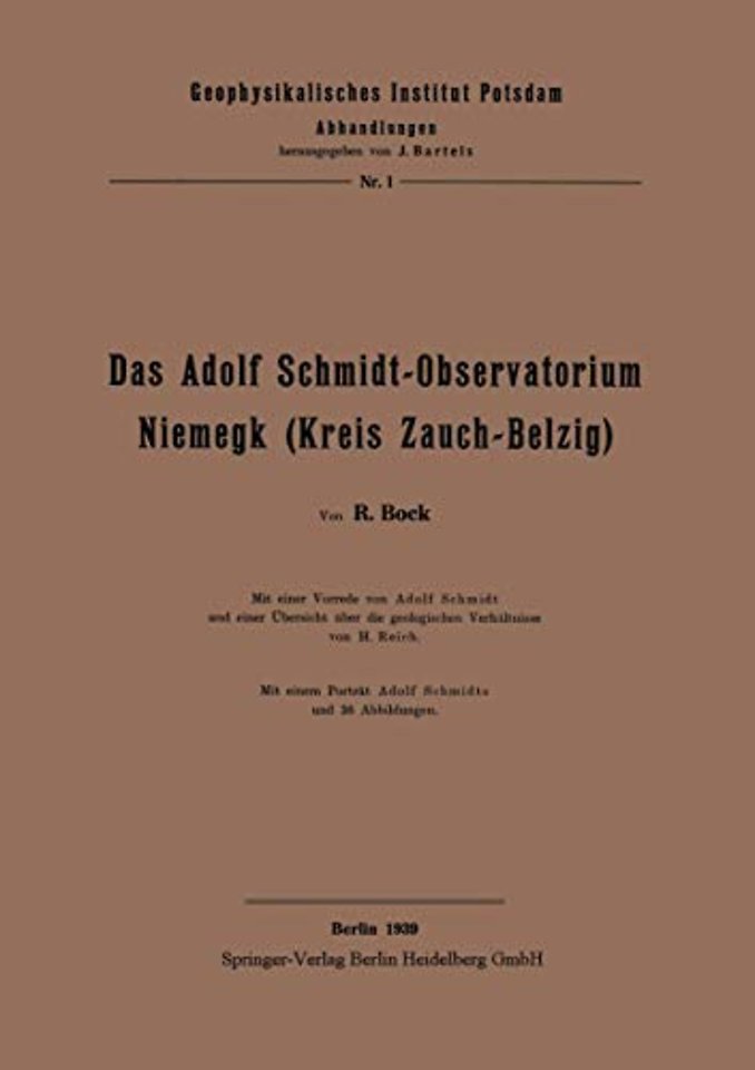 Das Adolf Schmidt-Observatorium Niemegk (Kreis Zauch-Belzig)