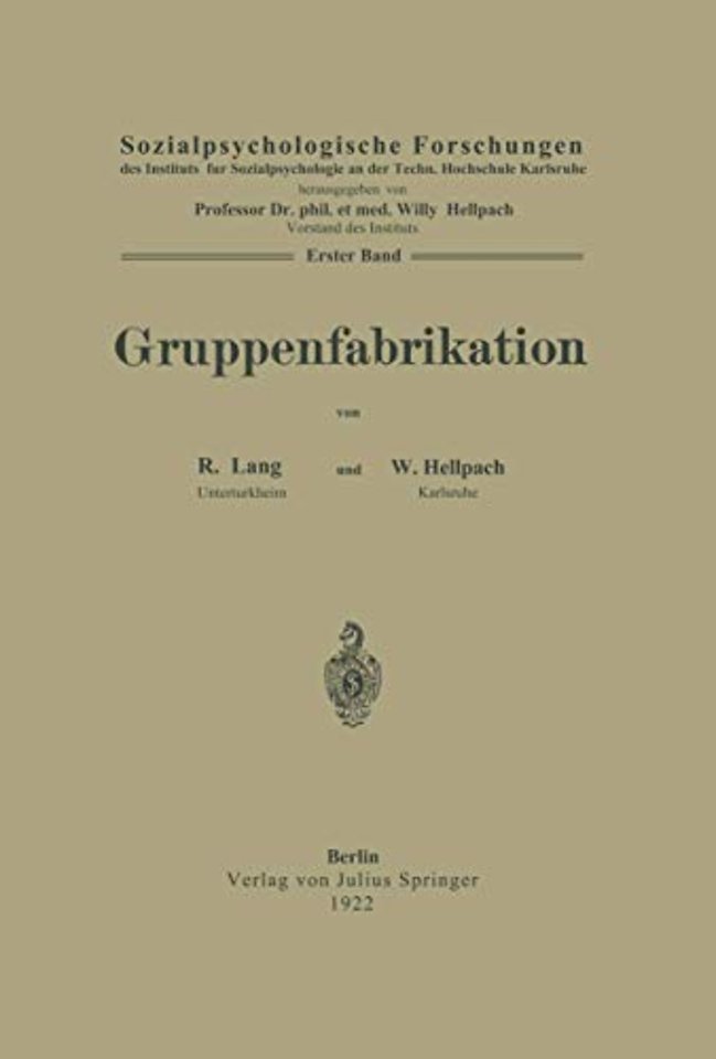 Gruppenfabrikation