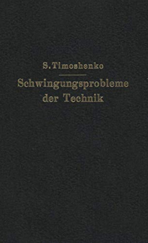 Schwingungsprobleme der Technik