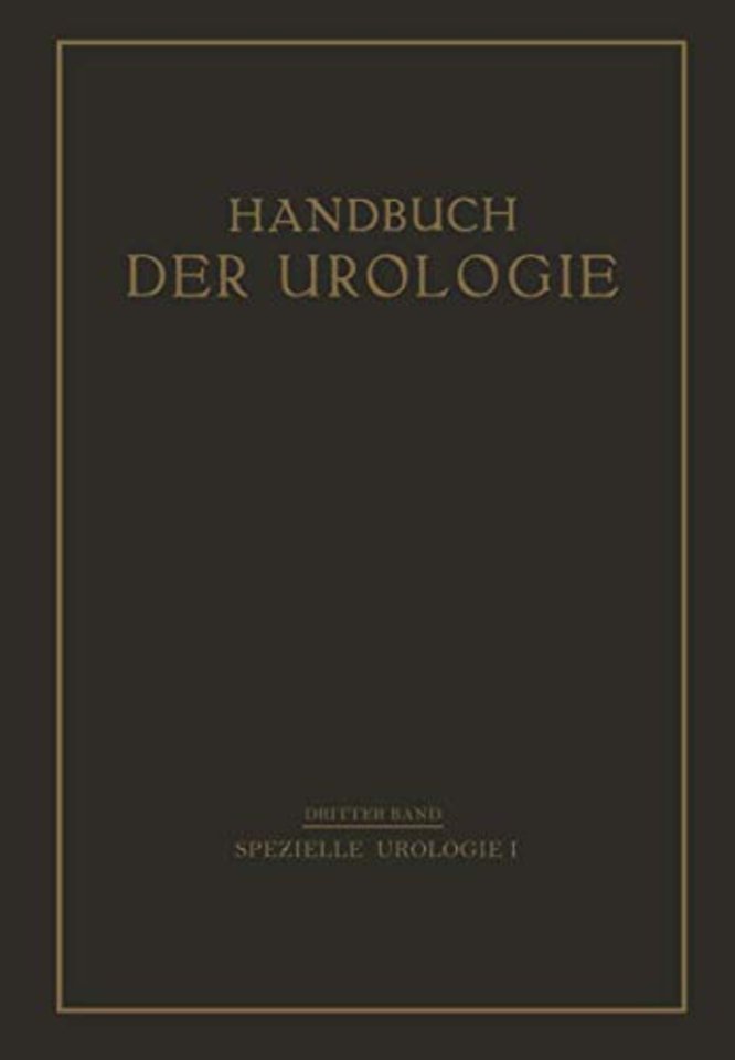Speƶielle Urologie