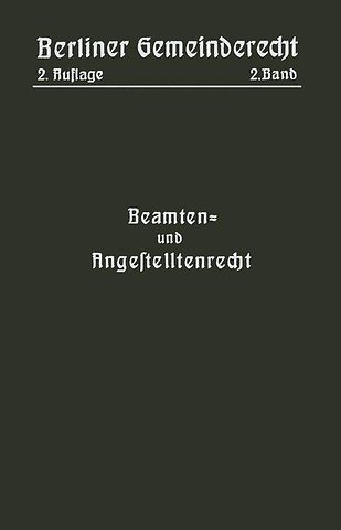 Beamten- und Angestelltenrecht