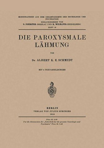 Die Paroxysmale Lähmung