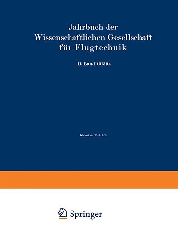 Jahrbuch der Wissenschaftlichen Gesellschaft für Flugtechnik