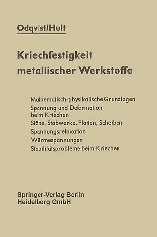 Kriechfestigkeit metallischer Werkstoffe