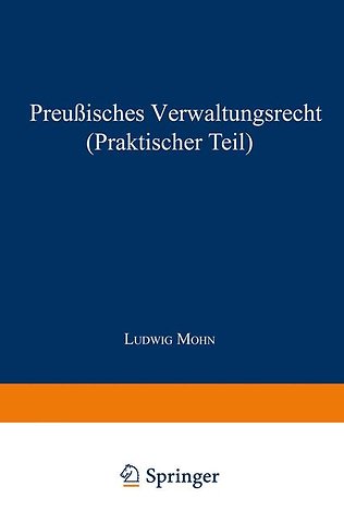 Preußisches Verwaltungsrecht (Praktischer Teil)