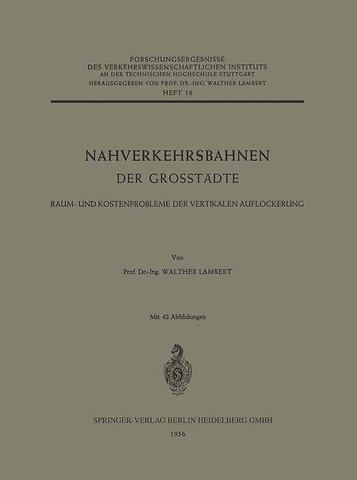 Nahverkehrsbahnen der Grosstädte