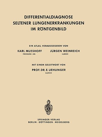Differentialdiagnose Seltener Lungenerkrankungen im Röntgenbild