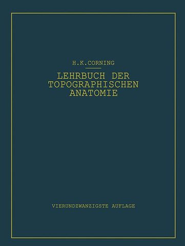 Lehrbuch der topographischen Anatomie