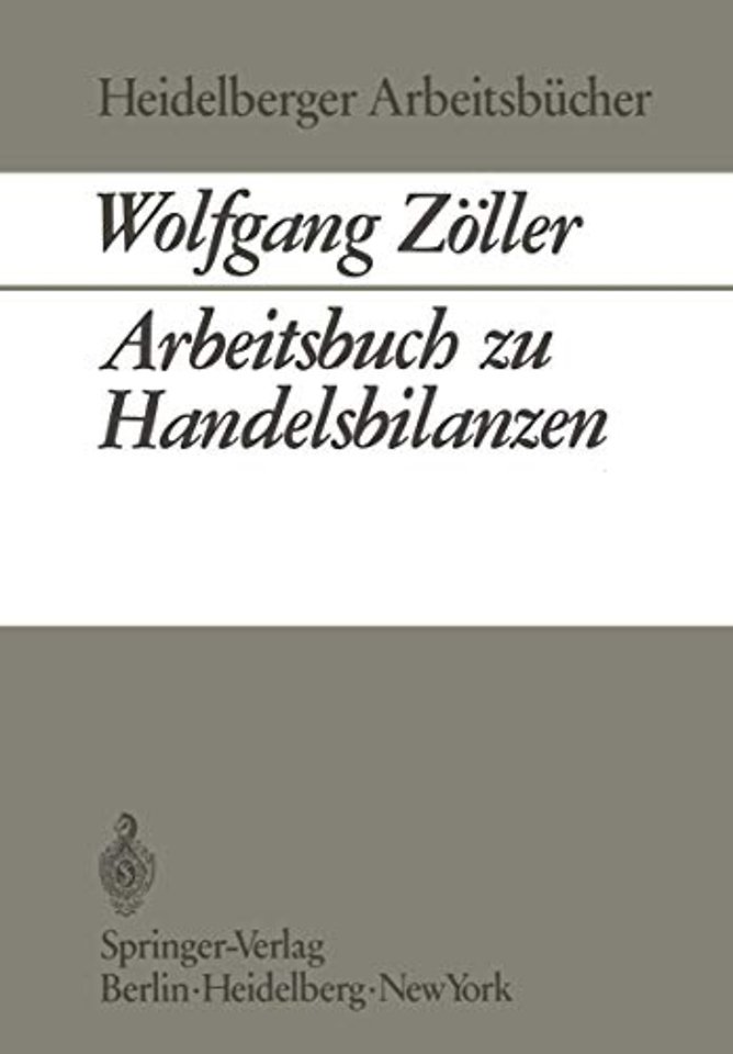 Arbeitsbuch zu Handelsbilanzen