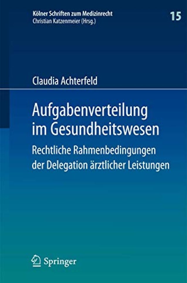 Aufgabenverteilung im Gesundheitswesen