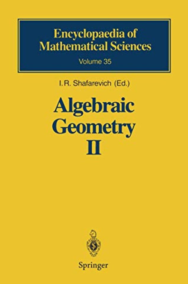 Algebraic Geometry II