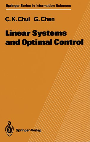 Linear Systems and Optimal Control