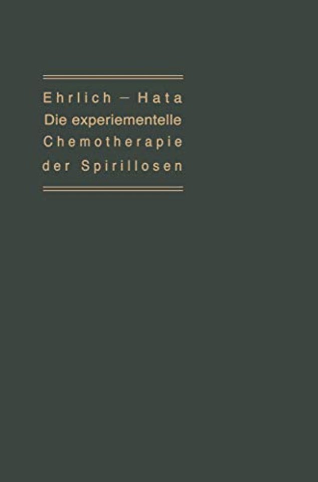 Die experimentelle Chemotherapie der Spirillosen