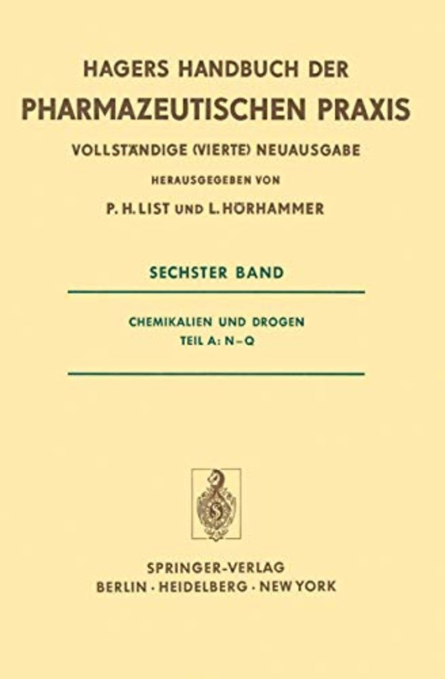 Chemikalien und Drogen Teil A: N-Q