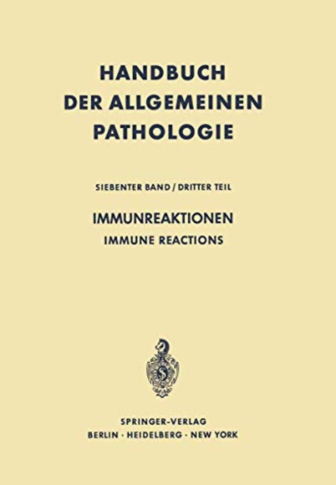 Immunreaktionen / Immune Reactions