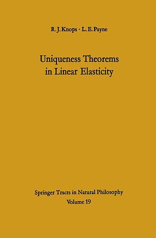 Uniqueness Theorems in Linear Elasticity