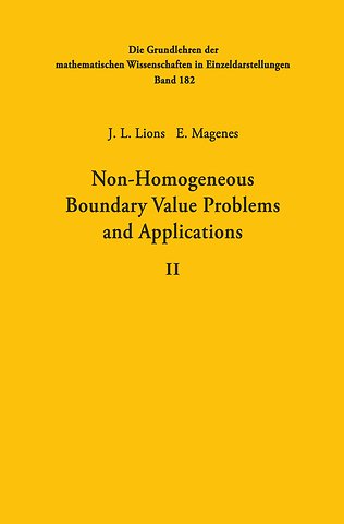 Non-Homogeneous Boundary Value Problems and Applications