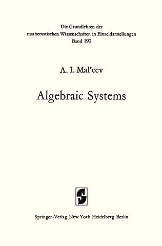 Algebraic Systems