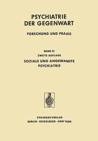 Soziale und Angewandte Psychiatrie