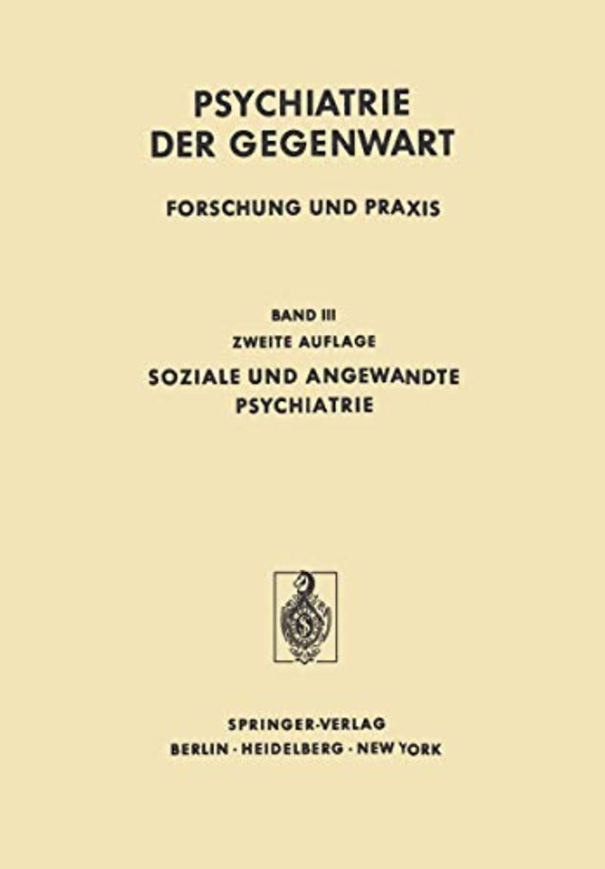 Soziale und Angewandte Psychiatrie