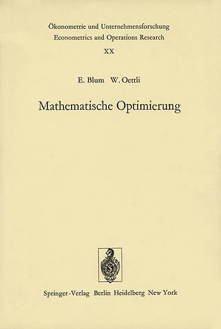 Mathematische Optimierung