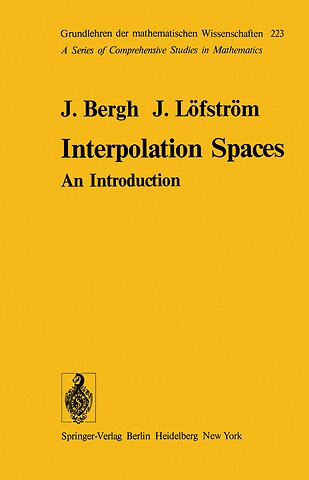 Interpolation Spaces