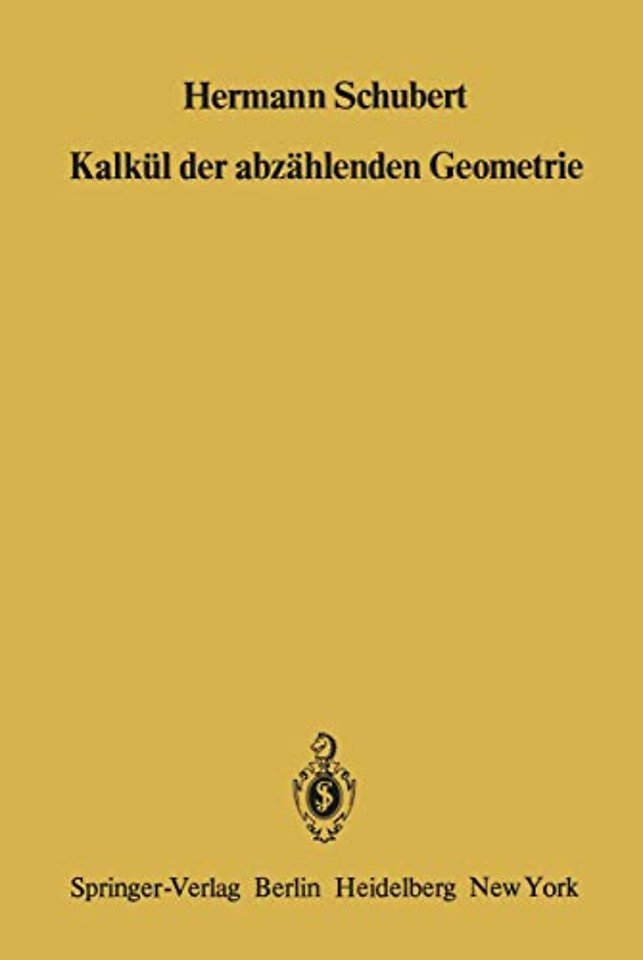 Kalkül der abzählenden Geometrie
