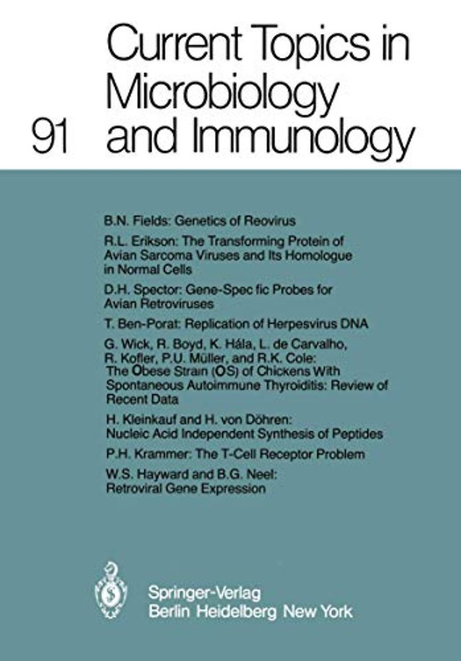 Current Topics in Microbiology and Immunology